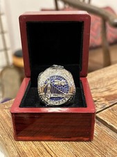 Stephen Curry 2018 Golden State Warriors Championship Ring W Wooden Display Box picture