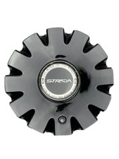 Strada Gloss Black Wheel Center C-1093-4 C-STRA-1 picture