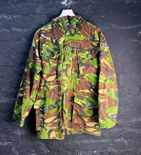 Vintage British Army CS95 DPM Camo Windproof Combat Smock Jacket Union Jack picture