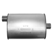 Exhaust Muffler AP Exhaust Enforcer Series Aluminized Steel Oval Glass Pack picture