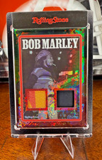 Bob Marley Holo Dual Relic 10/10 #118 Card Keepsake Rolling Stone Encased  picture