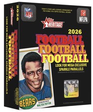 2026 TOPPS HERITAGE FOOTBALL MEGA BOX PRE-SALE  / NEW FACTORY SEALED picture