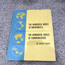Lancelot Hogben The Wonderful World of Mathematics Hardcover Illustrated YA picture