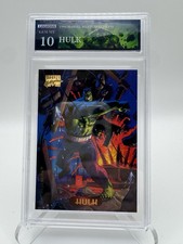 1994 Marvel Masterpieces #50 Hulk - GEM MT 10 (Legions Grading) Hildebrandt Art picture