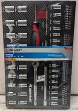 JOBsmart 82 PIECE MECHANIC TOOL SET Brand New Foam Holder New Ratchet Set picture