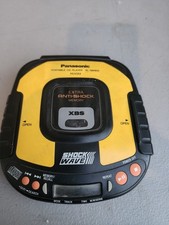 Panasonic SL-SW505 Shockwave 1998 Portable CD Player Yellow XBS Vintage - TESTED picture