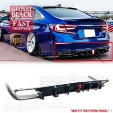 For Honda Accord 21-2022 Yofer V2 Style Gloss Black Rear Bumper Diffuser Spoiler picture