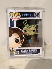 Funko Pop Ellen Ripley #345 Signed by Sigourney Weaver MAS COA W/Hard Stack picture