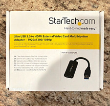 StarTech.com Slim USB 3.0 to HDMI Adapter Portable Black USB32HDES picture