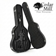 Discreet Hard Shell Guitar Gun Case Customizable Foam Lockable Firearm Storage picture