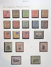 MALTA 1926-27 Full Set (Minus 3/)  (SG174/192) - Fine Mounted Mint - £200 picture
