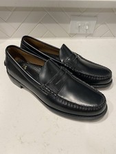 Sebago New Hand Sewn  VINTAGE Men's Black Penny Loafer 13D picture