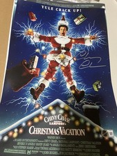 Autographed Chevy Chase 11x17 Christmas Vacation Mini Poster Beckett Signed Auto picture