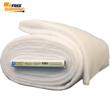 Polyester Quilting Batting, White 96