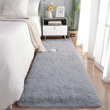 Fluffy Soft Plush Runner Rug Non Slip Area Carpet for Bedroom Living Room picture
