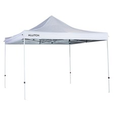 Klutch Pop-Up Canopy Tent, 12ft. x 12ft., Telescopic Legs, White, Waterproof picture