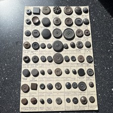 Antique Goodyear Hard Rubber Button Dealer Display Board – Victorian Era Sample picture