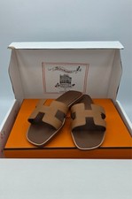 Hermes oran  sandals gold picture