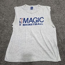 Vintage 80s 90s Champion Orlando Magic Basketball NBA Training Tank Top SZ L picture