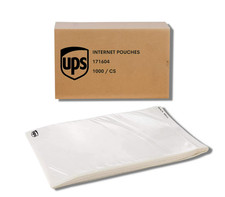 1,000 UPS Shipping Label Pouches 6.5” x 10” Self Adhesive Packing Slip Sleeve picture