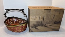 Longaberger 2013 Collector’s Club Bittersweet Basket, Original Box & Protector picture