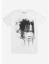 Trippie Redd Black & White Sketch T-Shirt, printed on a new fabric material. picture