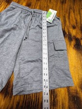 Langyiwee Cargo Sweat Shorts Grey Drawstring picture