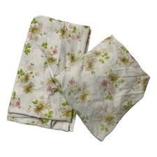 Vintage Sheet Set Daisy Fitted Flat Double picture