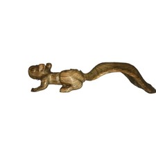 VTG Copeland Wooden Squirrel Sculpture Cypress Wood Folk Art USA picture