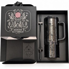 Stanley Quencher H2.0 40 oz Deadly Damask Halloween Tumbler NEW Limited Edition picture