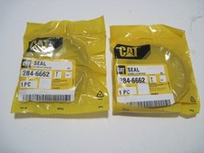 NOS (2) CAT Caterpillar 284-6662 Seal Genuine OEM New Old Stock picture