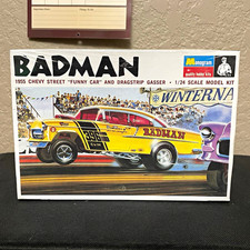 Monogram Badman 1955 Chevy Street Funny Car & Dragstrip Gasser 1:24 Model Kit picture