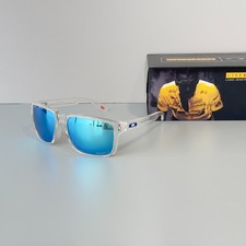 2026 Oakley Sylas OO9487 Clear Frame Blue Prizm Sunglasses New w/ Box picture