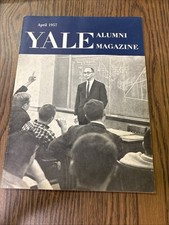 The Yale University Alumni Magazine: Where to Study Alumnus Seminar Vintage 1957 picture