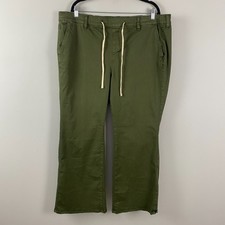 Torrid Pull-On Weekend Boot Stretch Twill Mid-Rise Pant Size 3S 3X Short Green picture