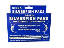 NEW 24 Dekko Silverfish Paks For Control Of Silverfish picture