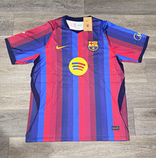 Nike FC Barcelona, Raphinha #11 Home Soccer Kit with La Liga Badge. Men’s XL picture