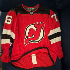 adidas New Jersey Devils P.K. Subban #76 NHL Climalite Jersey Red Mens 54 picture