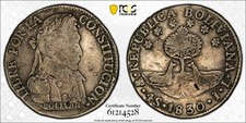 1830 PTS JL Bolivia 4 Soles Silver Coin – PCGS VF25 – Potosí Mint – KM#96a.1 picture