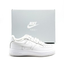 *NEW* Pre-School Kids Nike Air Force 1 Low LACE (PS) White/White (IF1673 100) 👍 picture