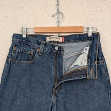 VTG Levi's 550 Jeans Men's 32x30 Blue Relaxed Tapered High Rise Red Tab Y2K picture