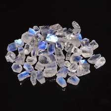 20ct. Dazzling AAA Quality 100% Natural Flashy Blue Rainbow Moonstone7X5 10X7mm picture