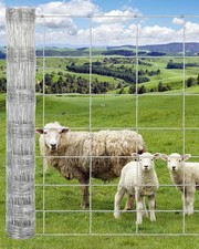 Cattle Fence 4Ft x 328Ft,12 Gauge Galvanized Woven Wire Fencing Livestock Fence picture