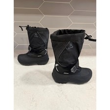 Kamik Kids Snowfall 2 Waterproof Winter Snow Boots Black Size 13 QSZ18281 picture