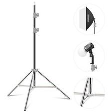 NEEWER Upgraded 75''Foldable Light Tripod Stand Stainless Steel Spring Loaded picture