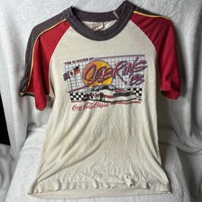 Vintage 1983 Coca-Cola 12 Hours of Sebring Racing T-Shirt Medium Single Stitch picture