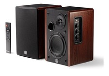 PRESONUS Eris Accent BT 60W Powered Bookshelf Bluetooth Speaker Wood Grain picture