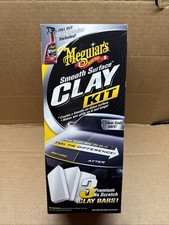 Meguiar's Smooth Surface Clay Kit 3 G191700 Premium Clay Bars 16oz Quik Detailer picture