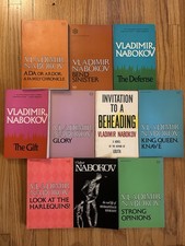 BIG Lot Of 10 Vladimir Nabokov VINTAGE Paperbacks- ADA, Bend Sinister, Glory Etc picture