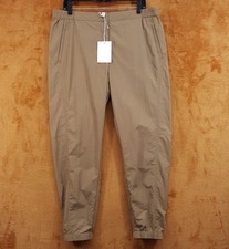 COS Pants Womens Size 14 Tan Technical Nylon Barrel Leg Trouser $129 picture
